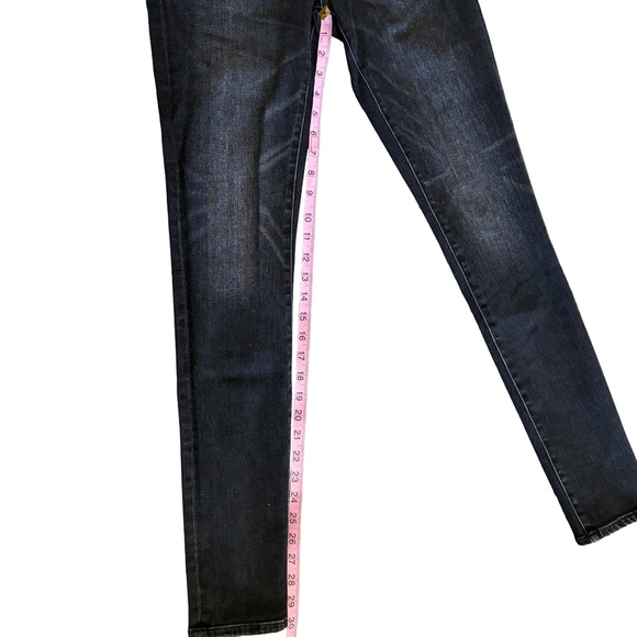 J. Crew Black 9” High-Rise Toothpick Jeans 26T | Sleek Tall Skinny Denim - Picture 6 of 9